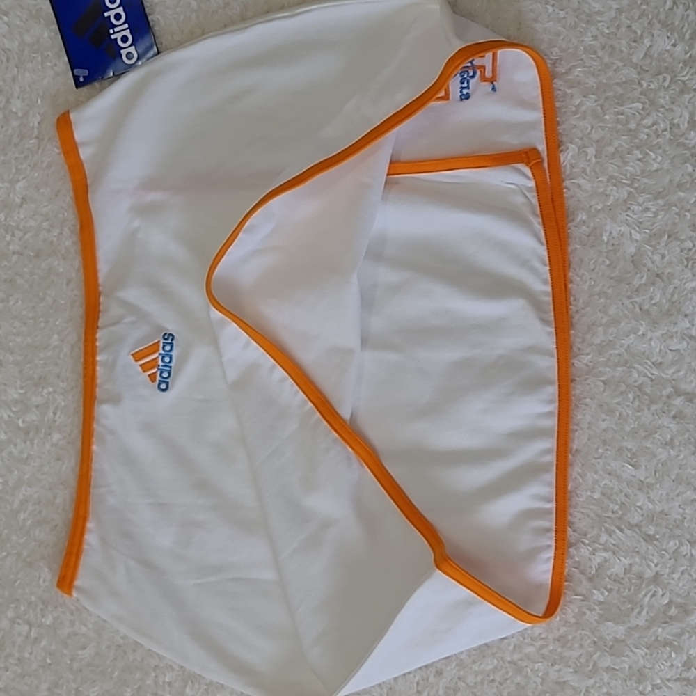 NEW Vintage UT Lady Vols Tennis Skirt White Adidas Split Athleisure Tennessee Md - Picture 4 of 9